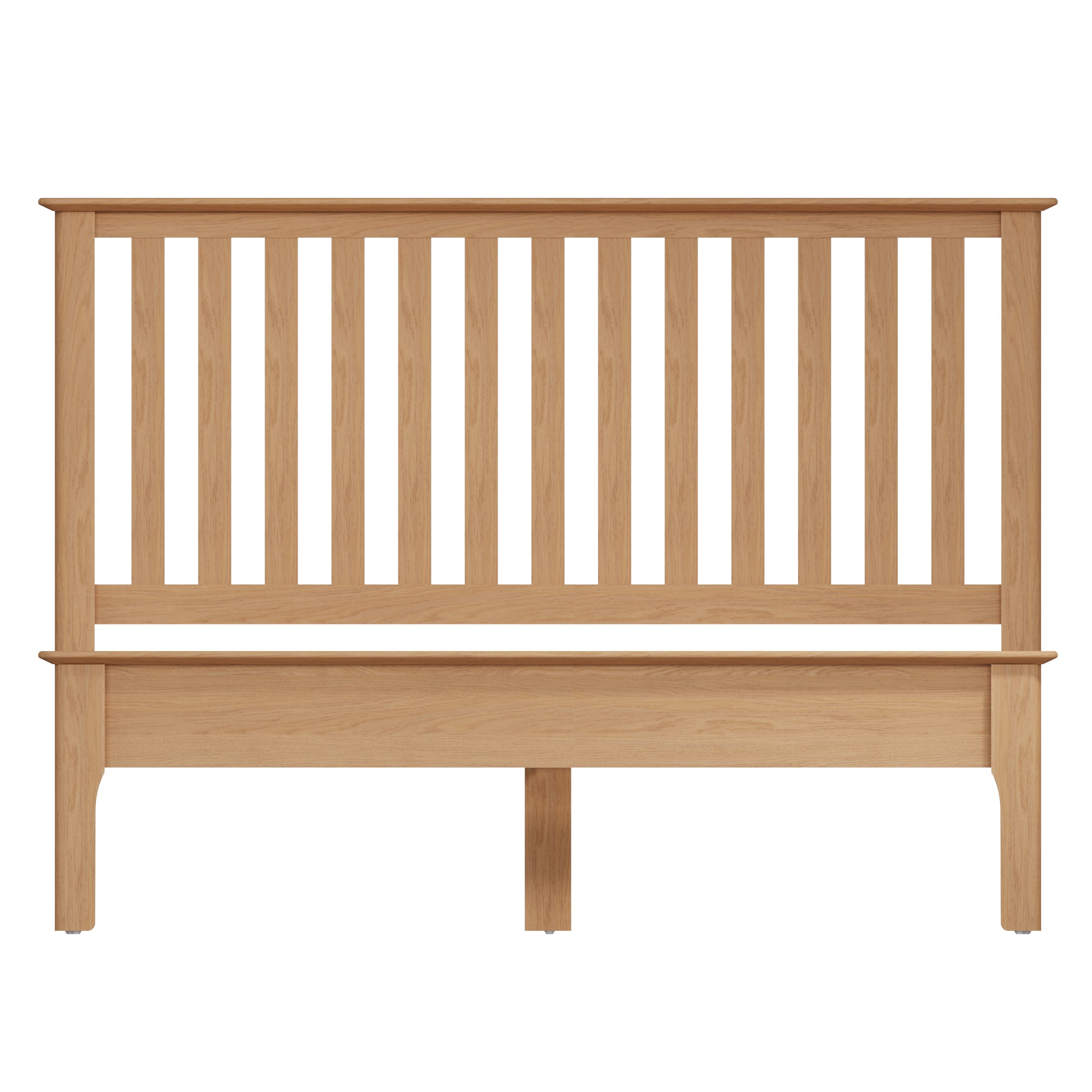 Rimini Oak Bed Frame - 4ft6 Double