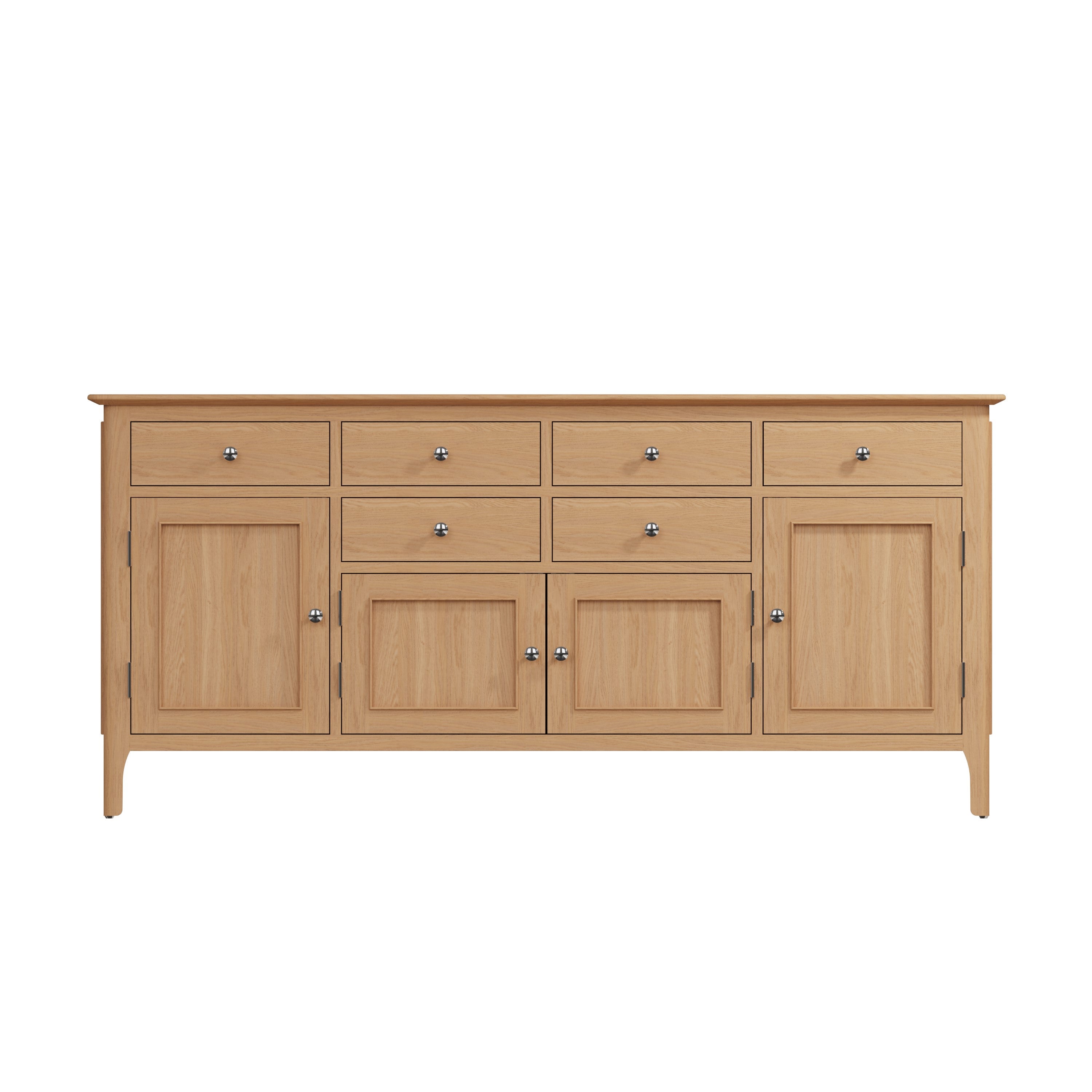 Rimini Oak Sideboard - 4 Door