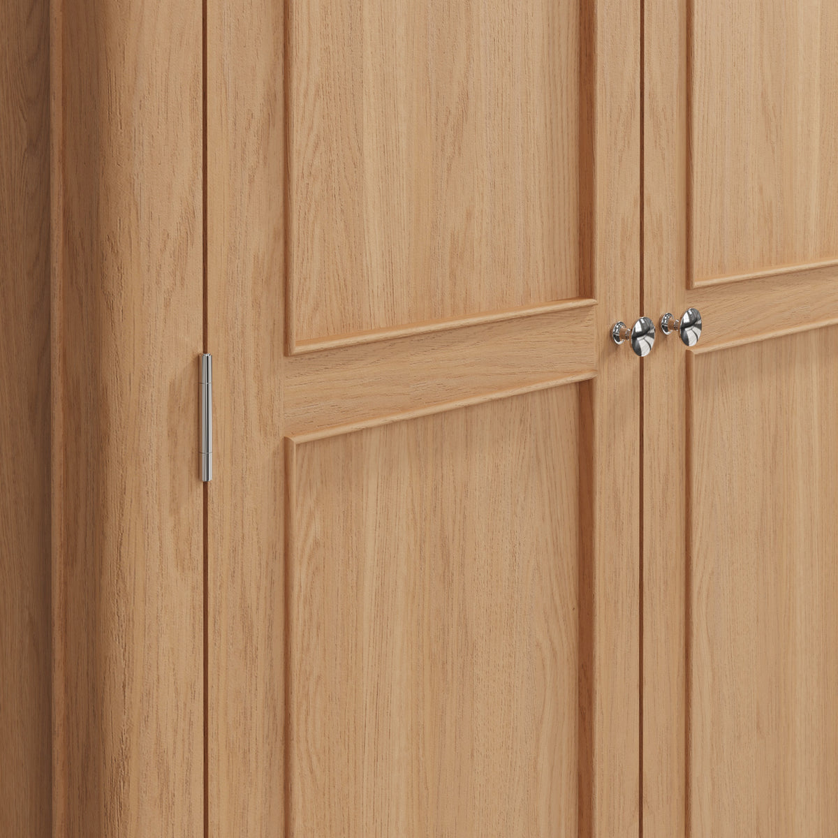 Rimini Oak Wardrobe - Full Hanging
