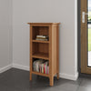 Rimini Oak Bookcase - Small Narrow Bookcase