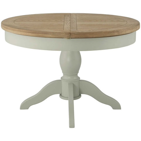 Portland Grand Round Butterfly Ext Table - Stone
