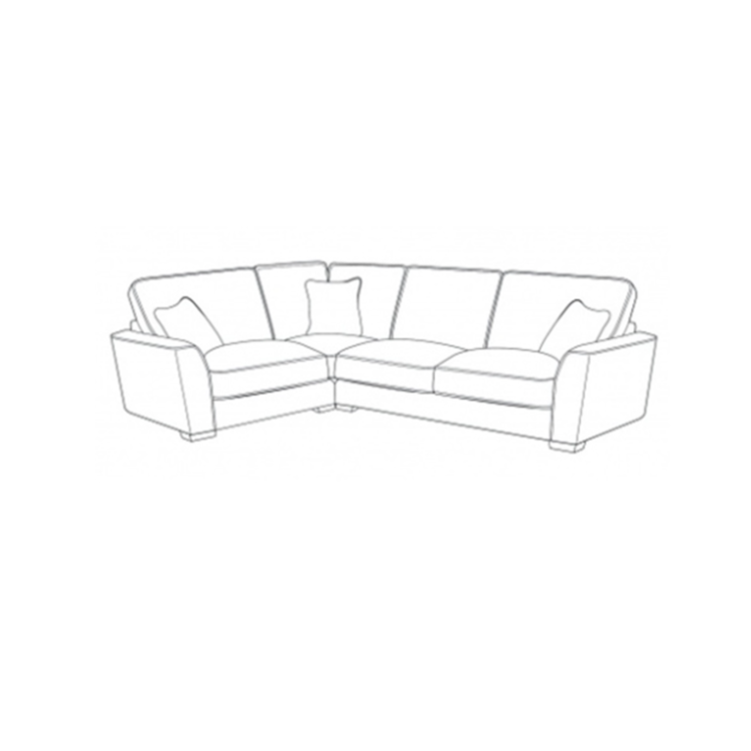 Fantasia Sofa - 1 Corner 2 (Standard Back)