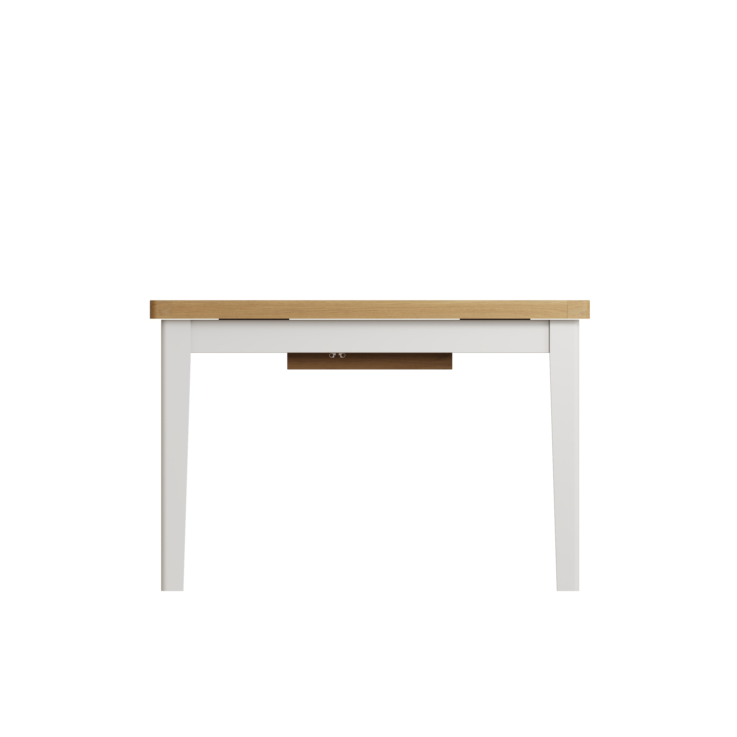 Oregon Oak & Stone Painted Dining Table - Extending 1.2m