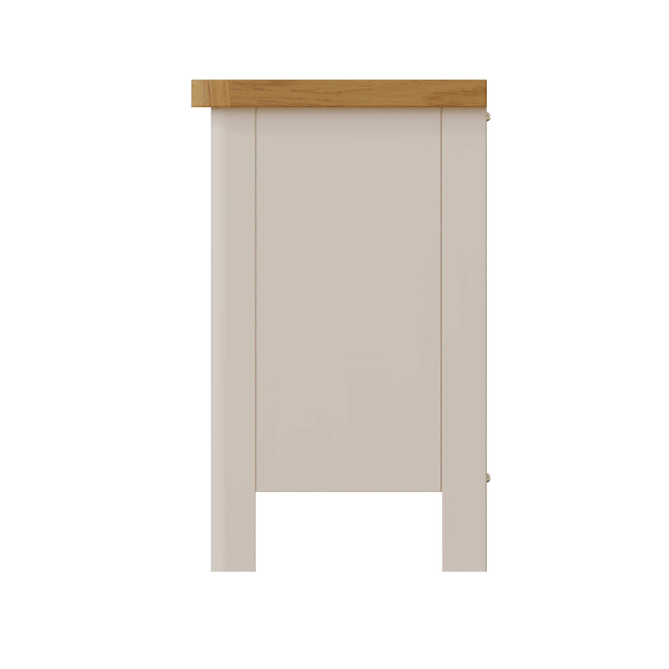 Oregon Oak & Stone Painted Hall Bench