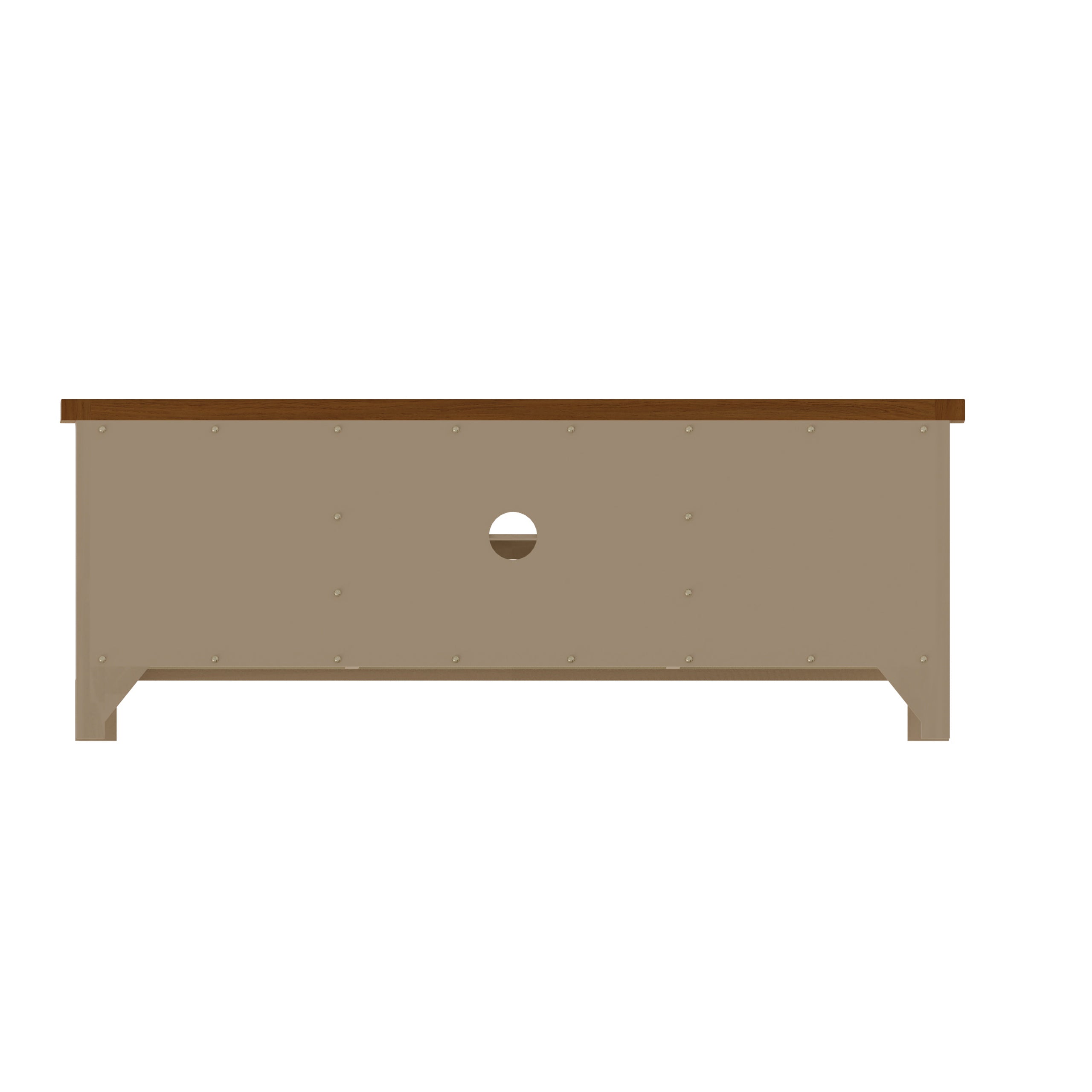 Oregon Oak & Stone Painted TV Unit - Large