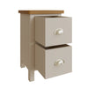 Oregon Oak & Stone Painted Bedside - Small