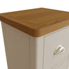 Oregon Oak & Stone Painted Bedside - Small