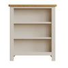 Oregon Oak & Stone Painted Bookcase - Small Wide