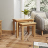 Oregon Oak Nest of Tables - 2 Nest