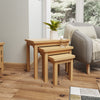 Oregon Oak Nest of Tables - 3 Nest
