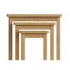 Oregon Oak Nest of Tables - 3 Nest