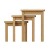 Oregon Oak Nest of Tables - 3 Nest
