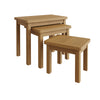 Oregon Oak Nest of Tables - 3 Nest