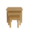 Oregon Oak Nest of Tables - 3 Nest
