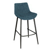 Sigma Bar Stool - Mineral Blue - Graphite Leg