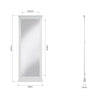 Chantilly White Painted Cheval Mirror