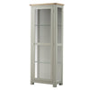 Portland Glazed Display Cabinet - Stone