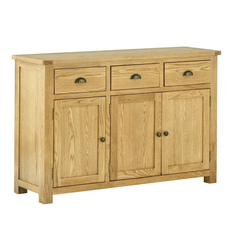 Portland 3 Door Sideboard - Oak