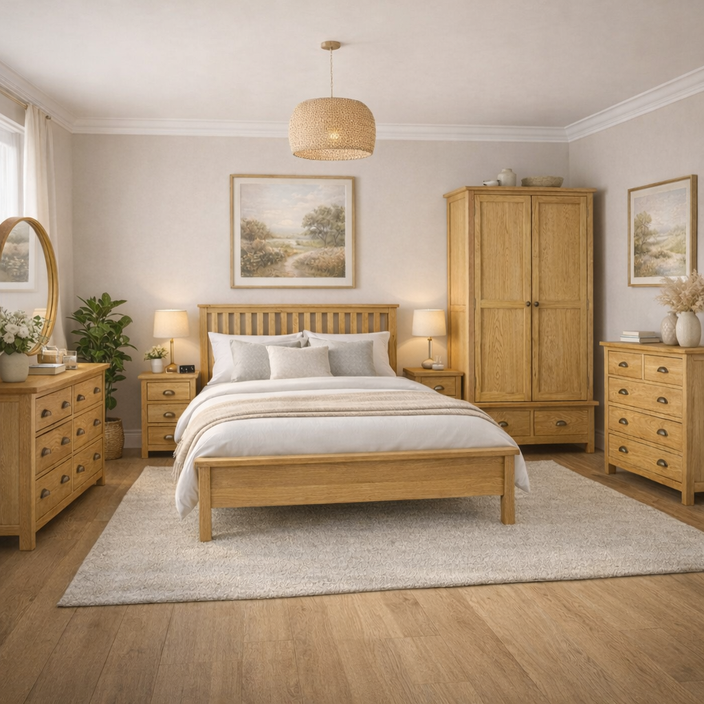 Portland Oak Bedroom