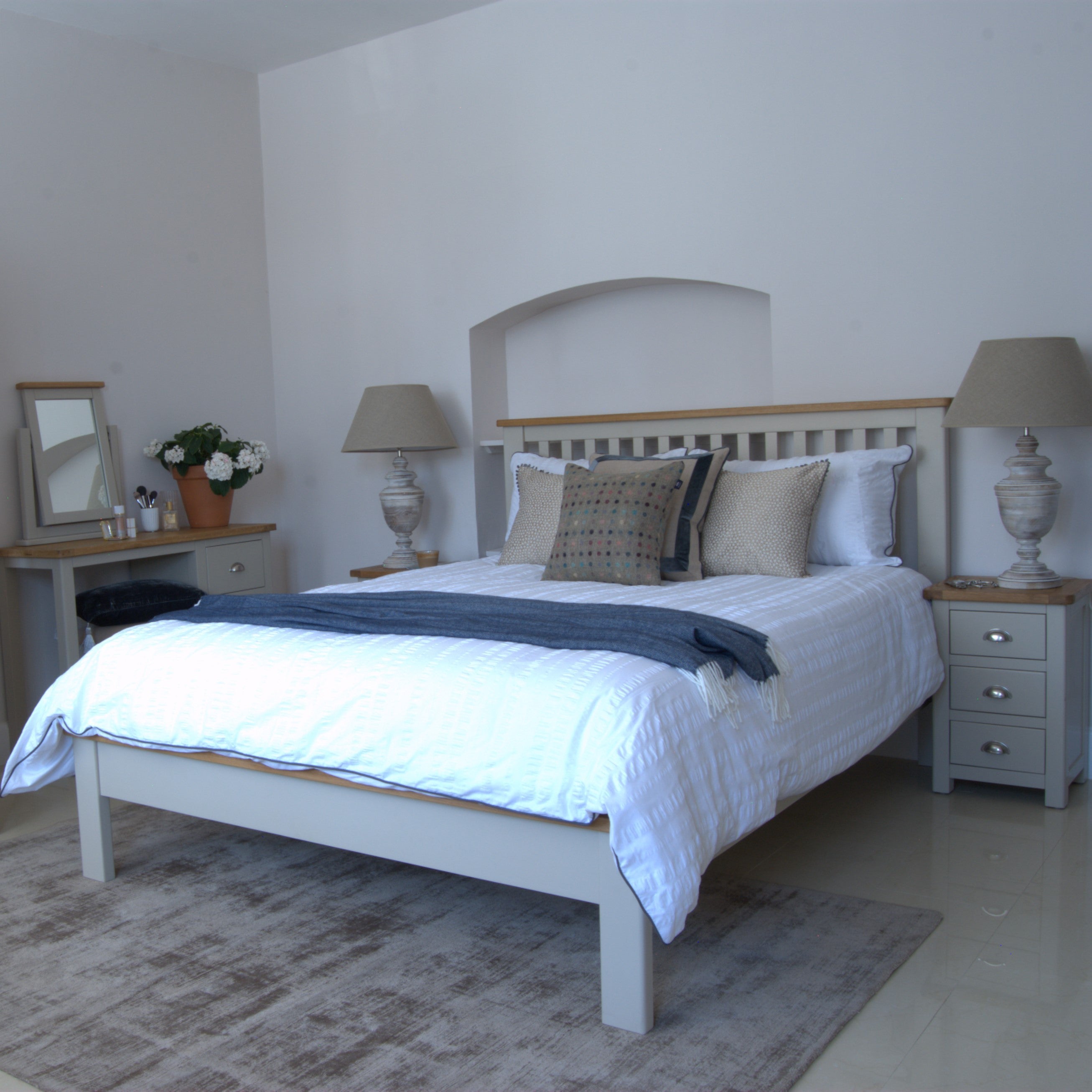 Portland Oak & Stone Bedroom