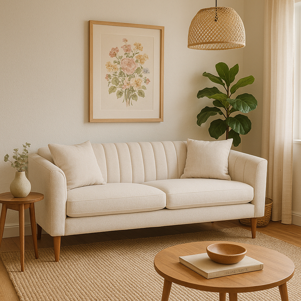 3 Seater Sofa - Beige