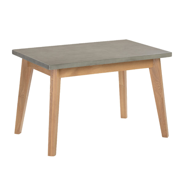 Rimini Oak & Concrete - 1.2m Fixed Top Table