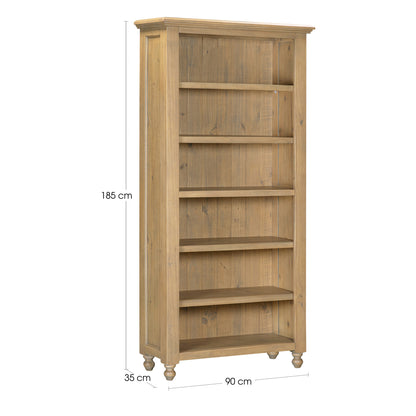 Chateau Rustic Large Bookcase