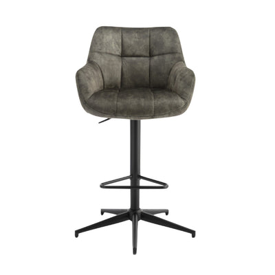 Jade Swivel Bar Stool - Olive