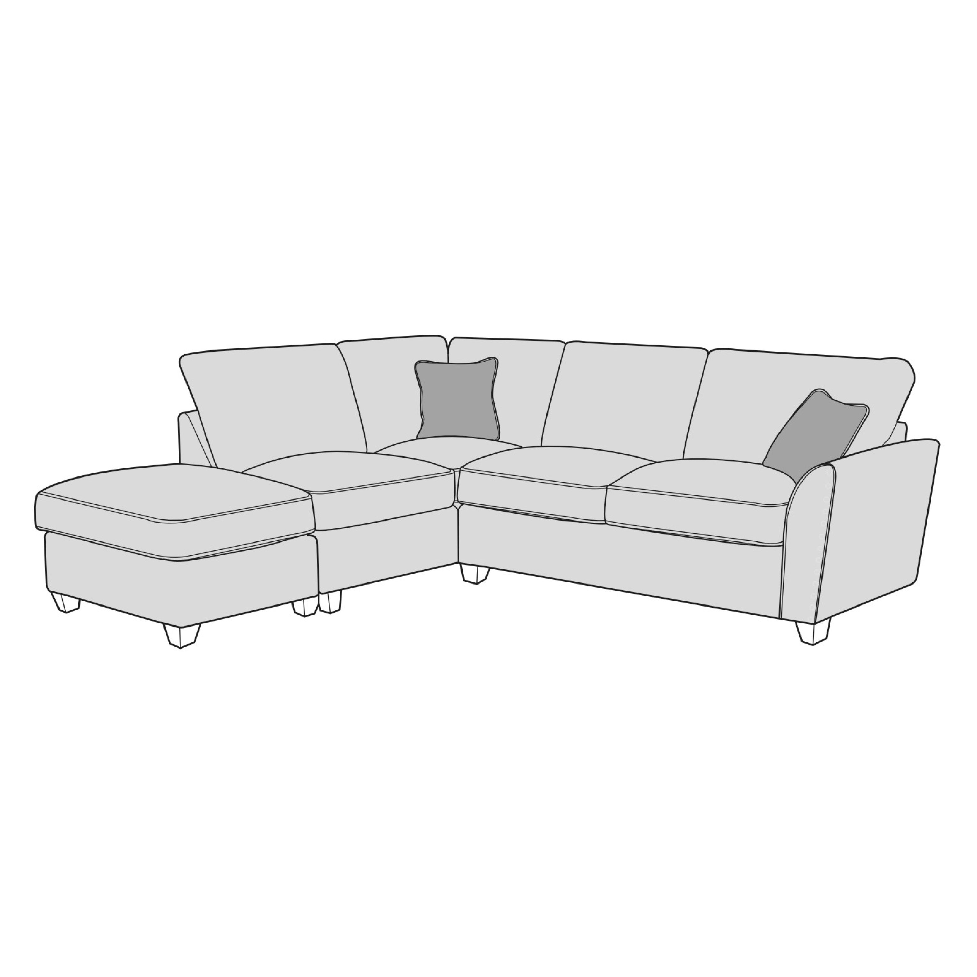 Kahlo Sofa - 1 Corner 2 With Stool