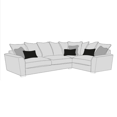 Caspian Sofa - 2 Corner 1 (Pillow Back)