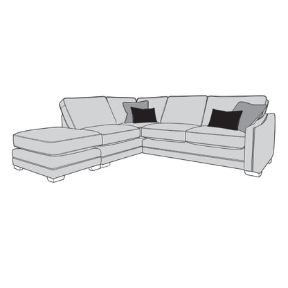Evie Sofa - 1 Corner 2 with Footstool