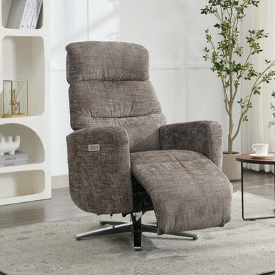 Monique Dual Motor Electric Armchair - Stone