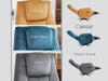 Caesar Electric Swivel Lounge Chair - Ocean Blue