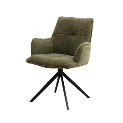 Jacob Swivel Dining Chair - Green