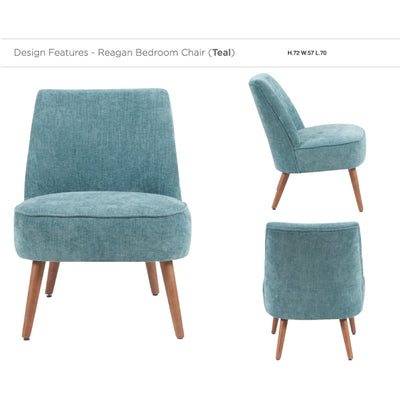 Reagan Accent Chair - Teal