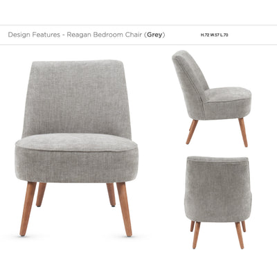 Reagan Accent Chair - Grey