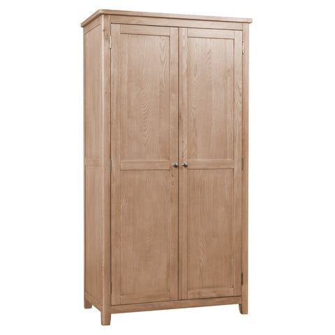 Henley Oak Wardrobe - 2 Door