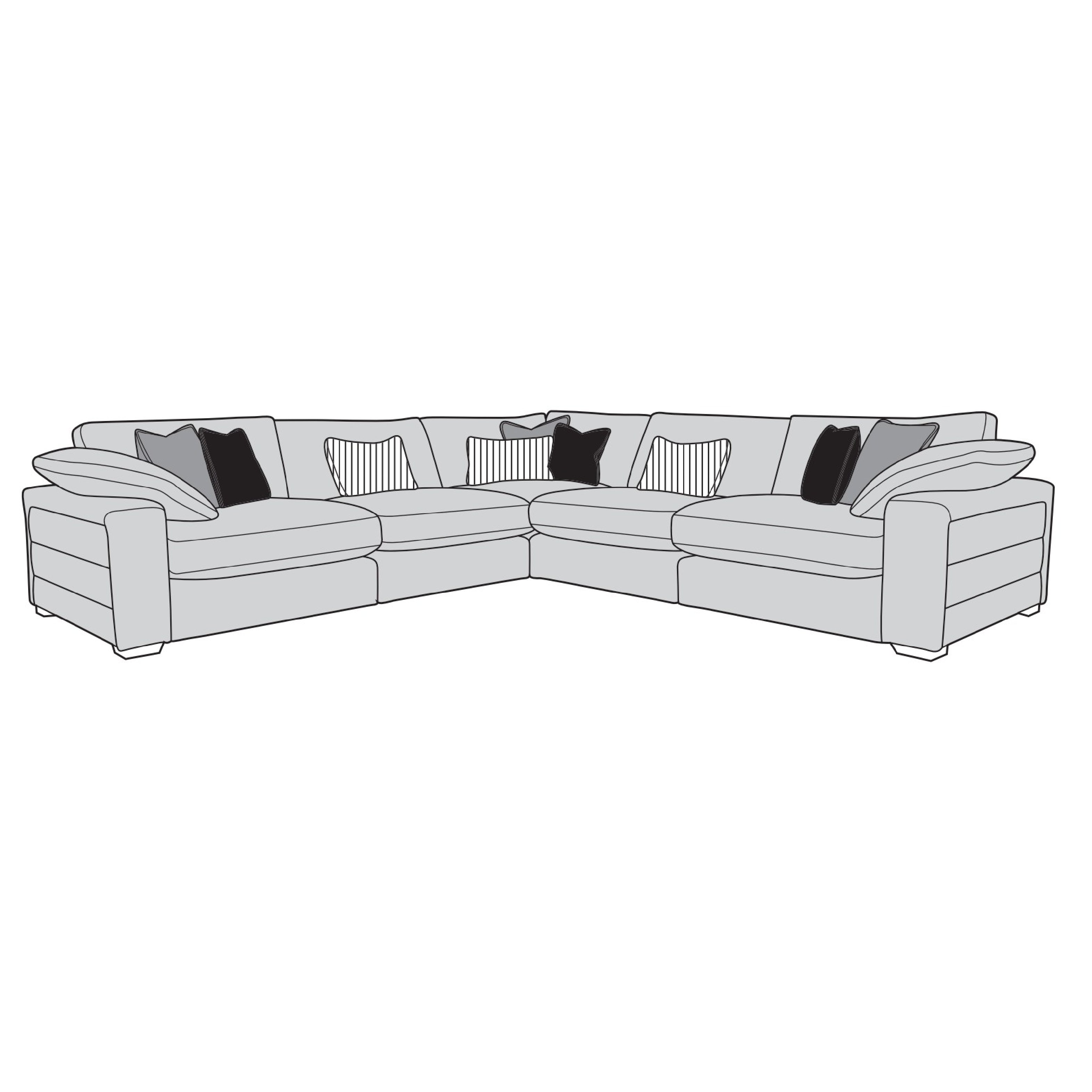 Benz Sofa - 2 Corner 2