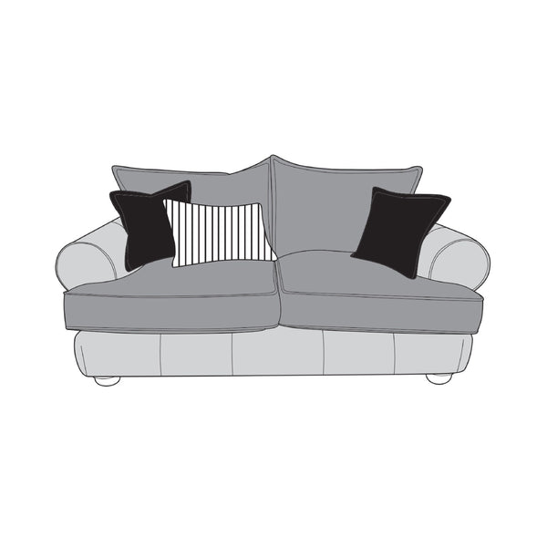Viscount Mix Sofa - 2 Seater (Standard Back)