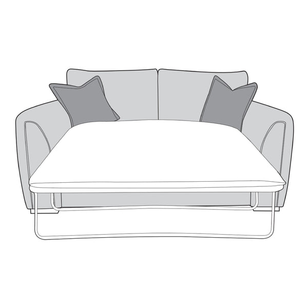 Utopia Sofa - 2 Seater Sofa Bed With Deluxe Mattress (Standard Back)