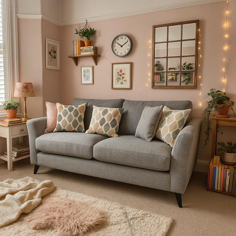 Kent Sofa - 3 Seater - Standard Back - Hera Charcoal