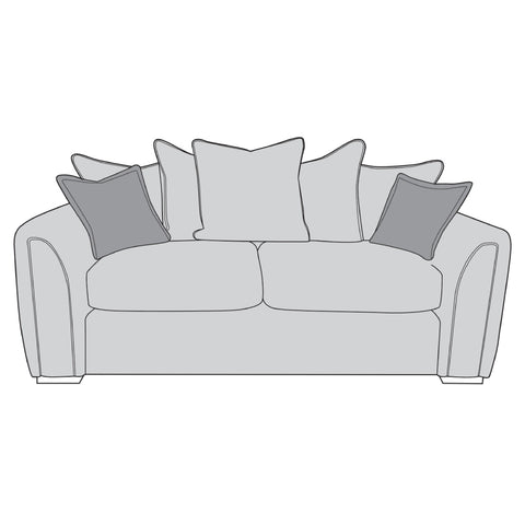 Utopia Sofa - 3 Seater (Pillow Back)