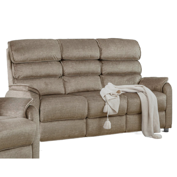 Savoy Sofa - 3 Seater Fixed - Taupe
