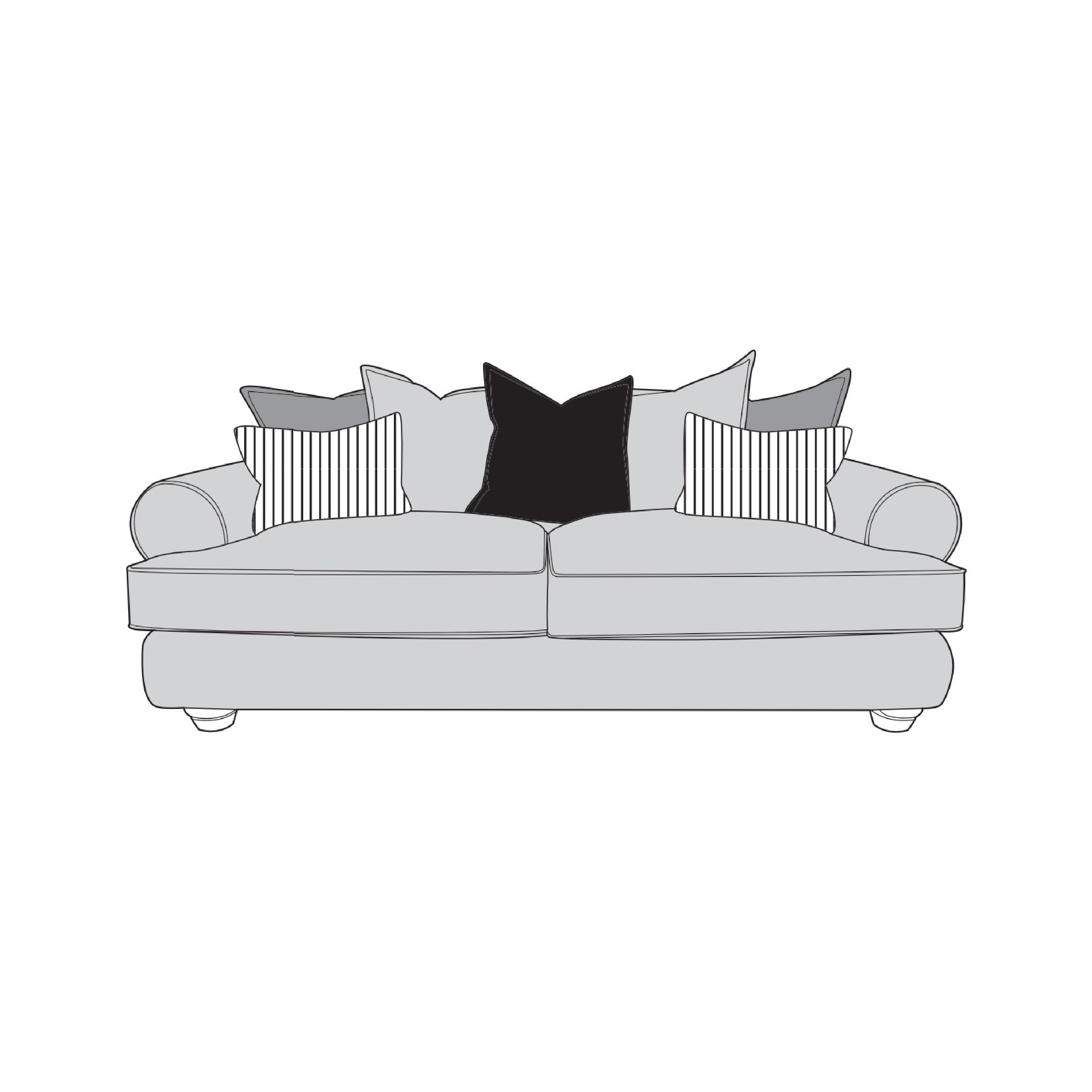 Viscount Sofa - 3 Seater (Pillow Back)