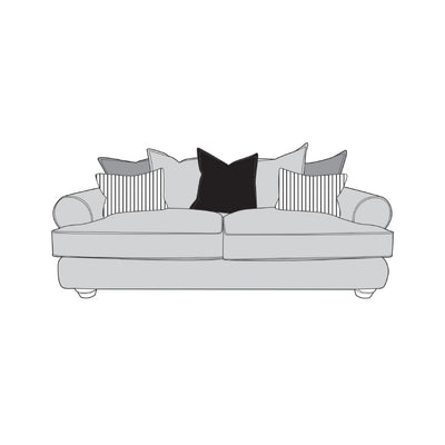 Viscount Sofa - 3 Seater (Pillow Back)