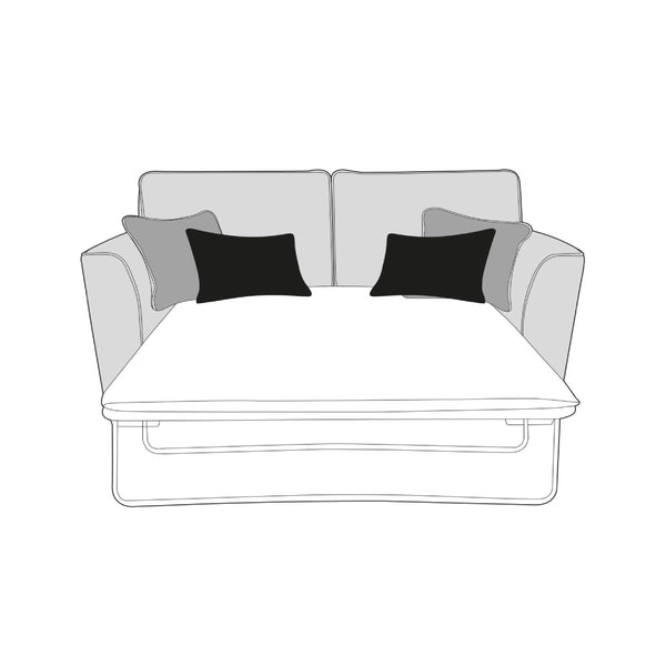 Caspian Sofa - 3 Seater Sofa Bed With Deluxe Mattress (Standard Back)