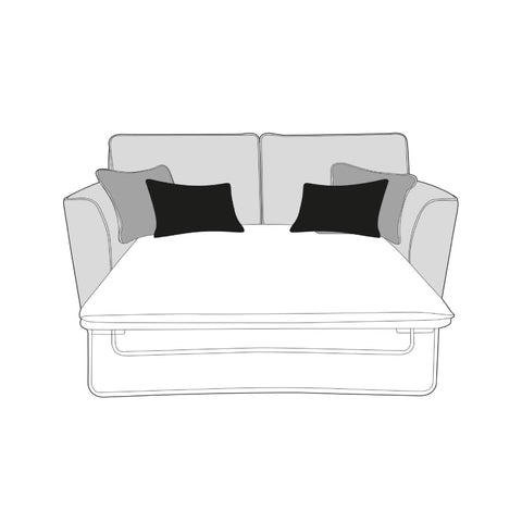 Caspian Sofa - 3 Seater Sofa Bed With Deluxe Mattress (Standard Back)