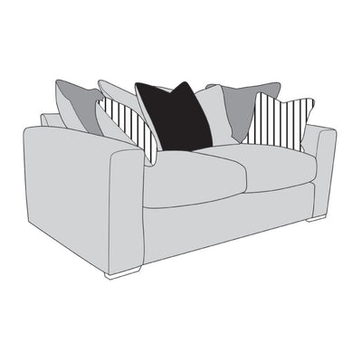 Montana Sofa - 3 Seater Deluxe Sofa Bed (Pillow Back)