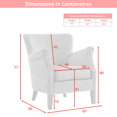 Harlow Accent Arm Chair - Amber