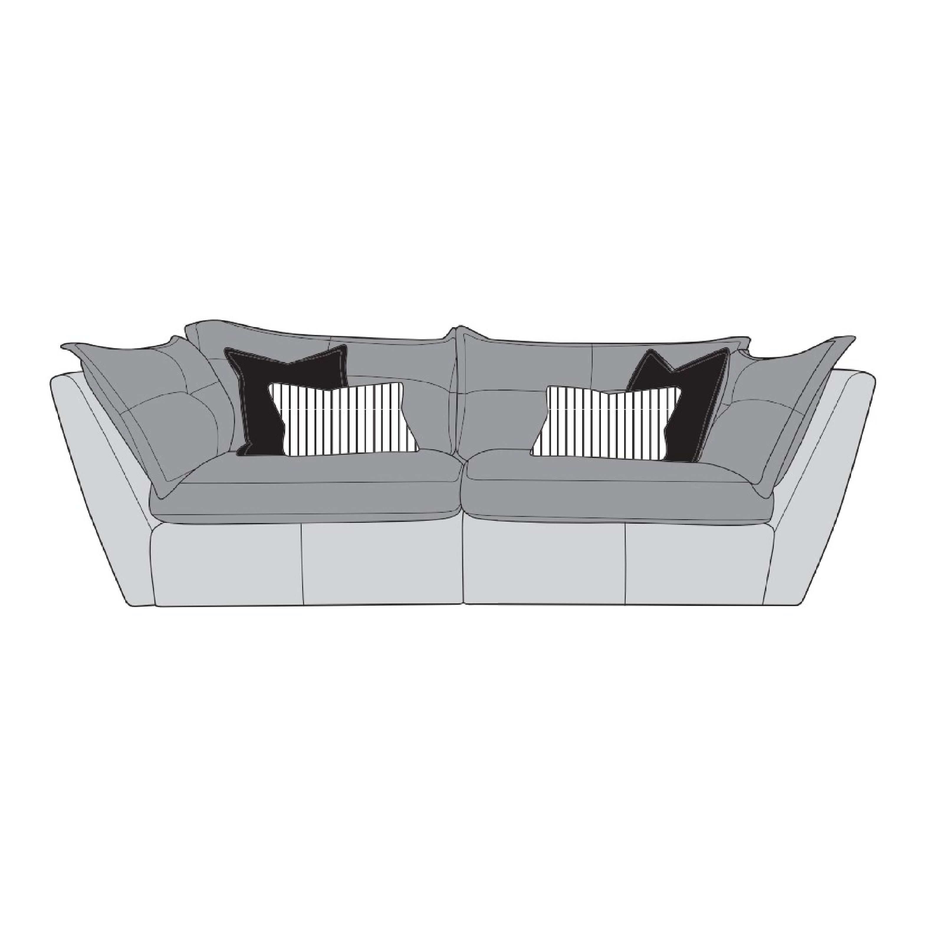 Ziggy Mix Sofa - 4 Seater Modular – The Oak Outlet Co.